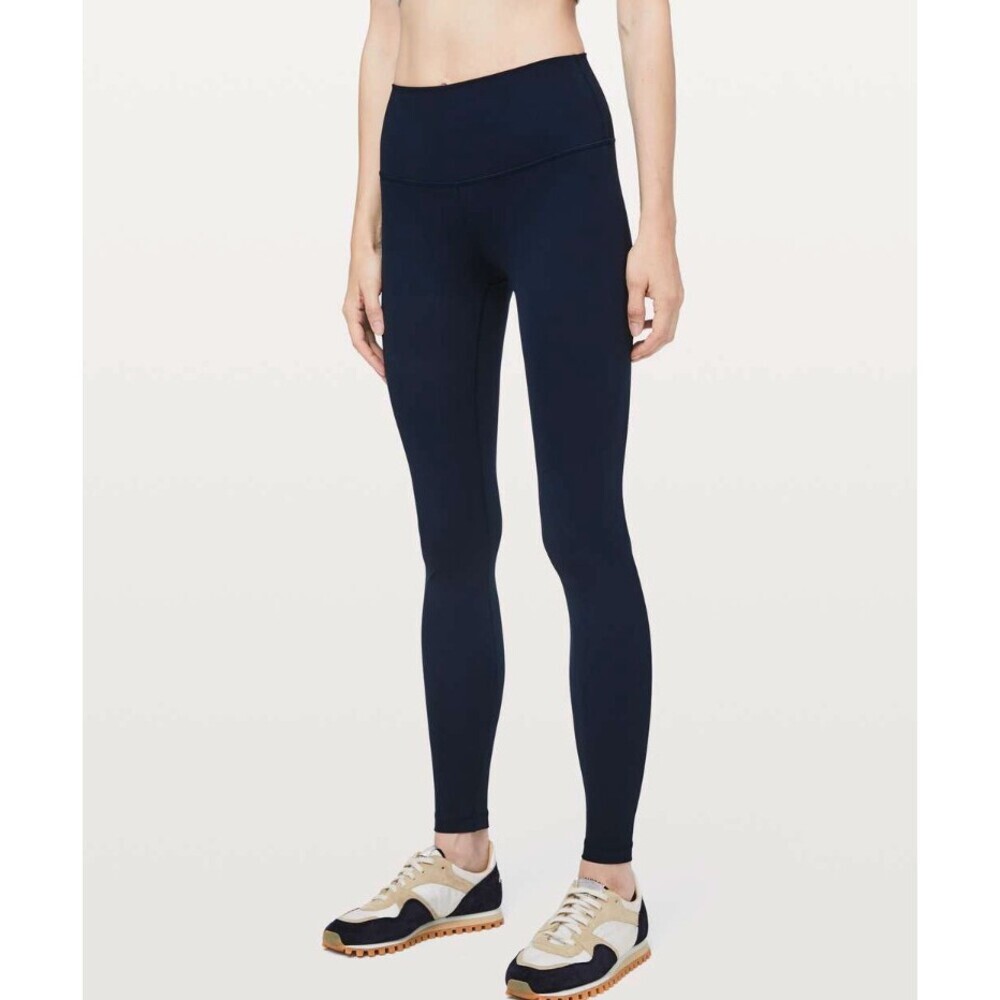 Lululemon Wunder Under High-Rise Tight *Full-On Luxtreme 28" True Navy Size 12